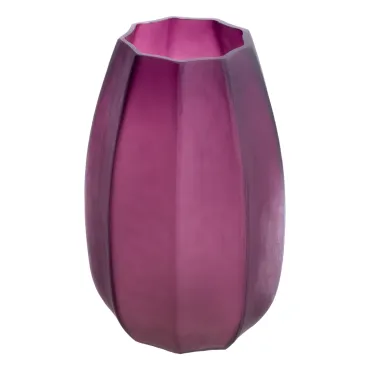 James Said presents the Tiara Purple Vase: A luxurious centerpiece for your space.