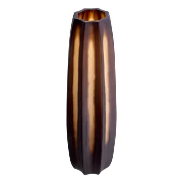 Tiara Dark Brown Vase Large