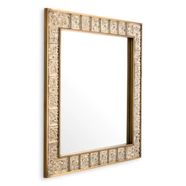 Mellot Vintage Brass Mirror
