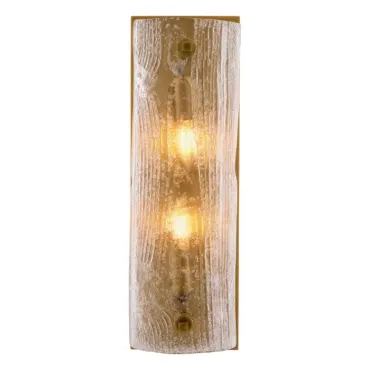Lagos Antique Brass & Handmade Glass Wall Lamp 