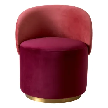 Greer Low Savona Bordeaux Red Dining Chair 