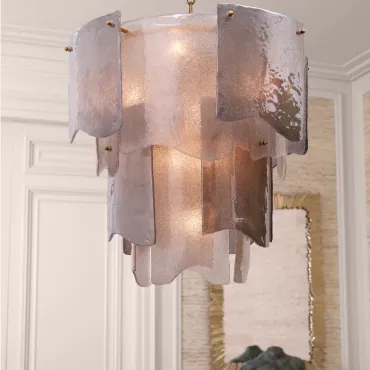 Asinara Small Smoked Glass Chandelier