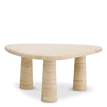 Larino Travertine Large Side Table