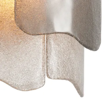 Asinara Smoked Glass Wall Lamp