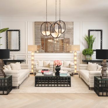 York Seashell Off-White Sofa 