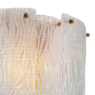 Asinara Textured Glass Wall Lamp
