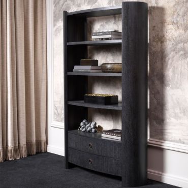 Splendora Charcoal Grey Oak Cabinet