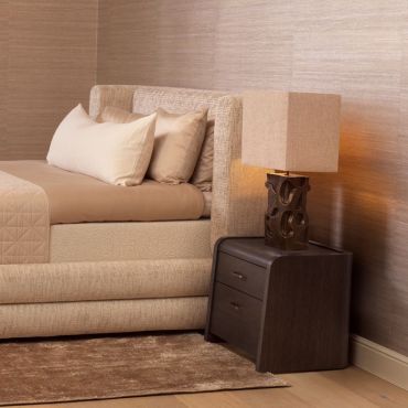 Joane Nightstand Mocha Oak