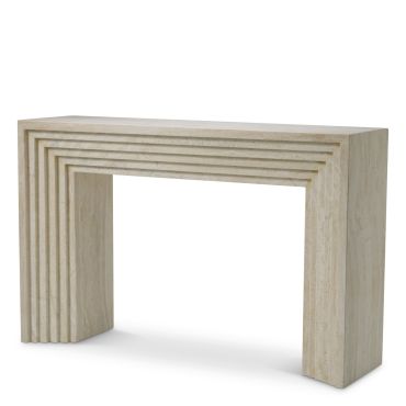 Tarrington Travertine Console Table