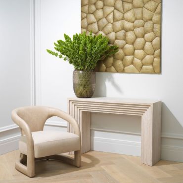 Tarrington Travertine Console Table