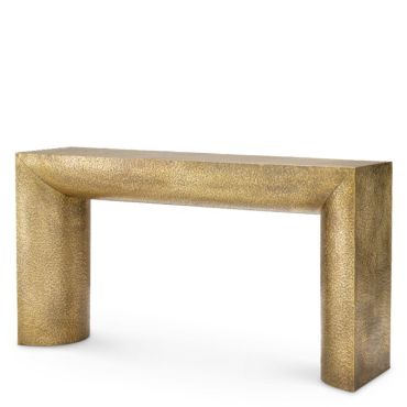 Drayton Vintage Brass Console Table