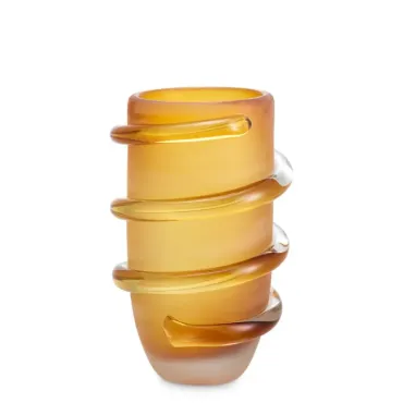Eliano Small Amber Vase