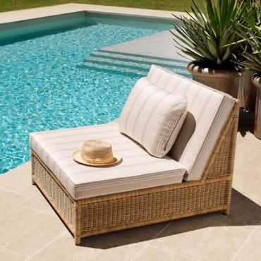 Hampton Faux Rattan Outdoor Modular Chair