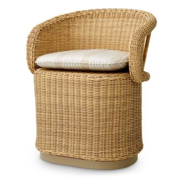 San Remo Faux Rattan Outdoor Dining Chair 