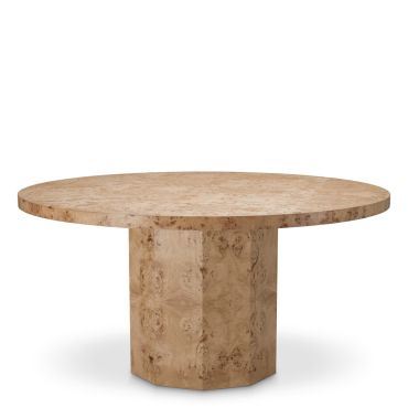 Kingsgrove Mappa Burl Dining Table
