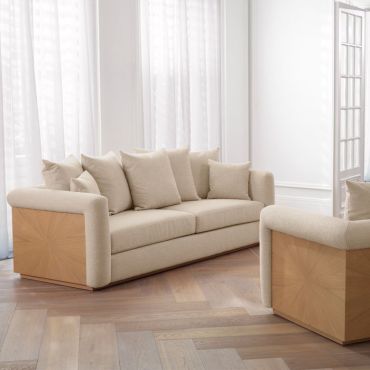 Amadeo Natural Oak Sofa 