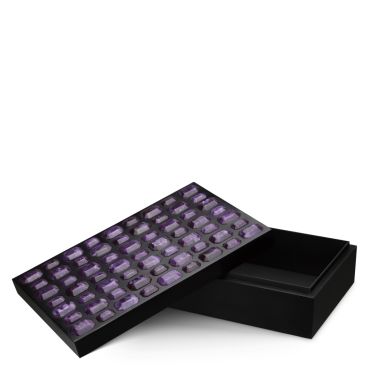  Lucida Large Box Faux Amethyst