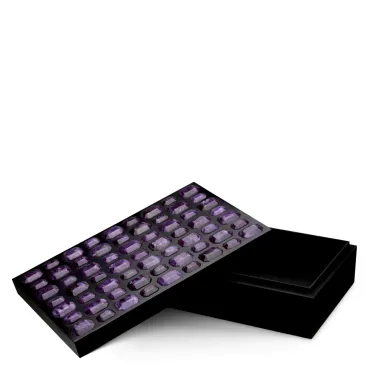 Lucida Small Box Faux Amethyst