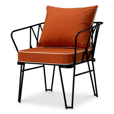 Clifton Blaise Orange Outdoor Armchair