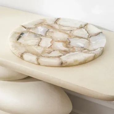 Sonora Agate Round Tray