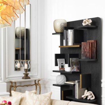 Highgrove Charcoal Grey Oak Wall Cabinet