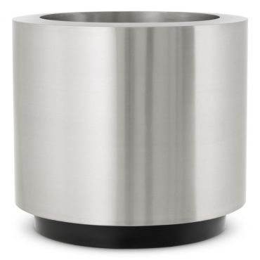 Jasper Brushed Steel Planter Small