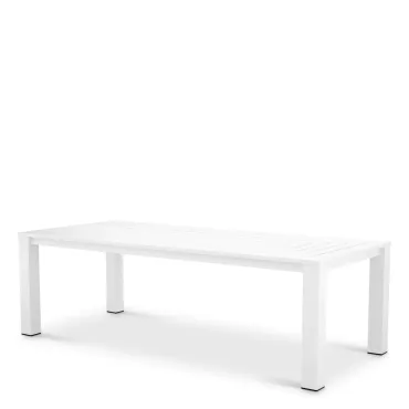 Vistamar White Outdoor Dining Table