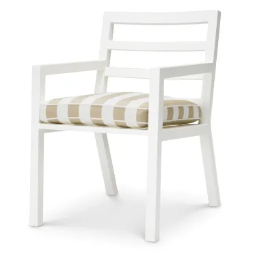 Delta Outdoor Dining Chair White