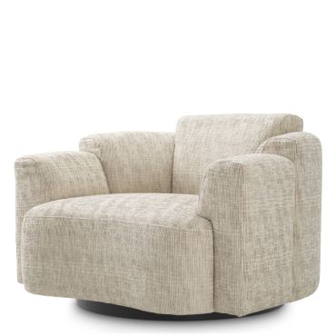 Marbella Creststone Beige Swivel Chair