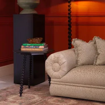 Laredo Black Mahogany Side Table