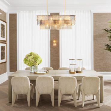 Atelier Large Washed Oak Extendable Dining Table