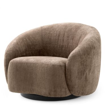 Amore Avelin Brown Swivel Chair