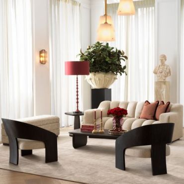 Arabella Bordeaux Floor Lamp