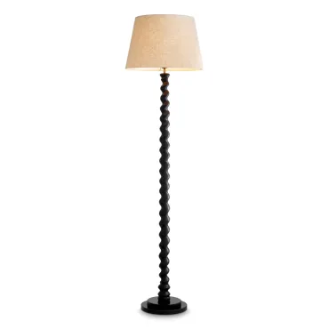 Massimo Piano Black Floor Lamp