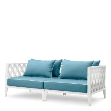 Ocean Club Small White Outdoor Sofa