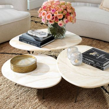 Portofino Onyx Coffee Table Large