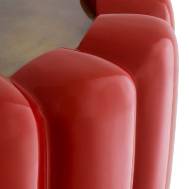 Barocco Red Table Lamp