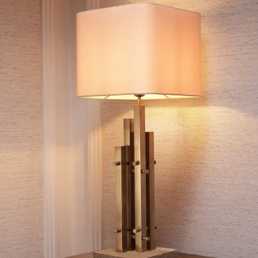 Destino Vintage Brass Table Lamp