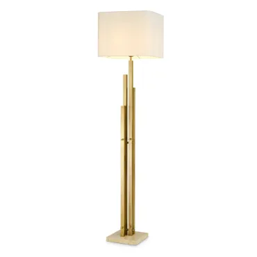 Destino Vintage Brass Floor Lamp