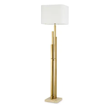 Destino Vintage Brass Floor Lamp