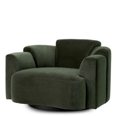 Marbella Torrin Green Swivel Chair