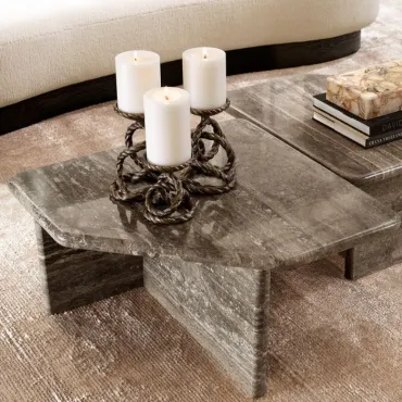 Corwyn Antique Brass Candle Holder - Set Of 2