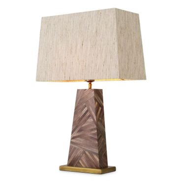 Gaultier Marquetry Table Lamp
