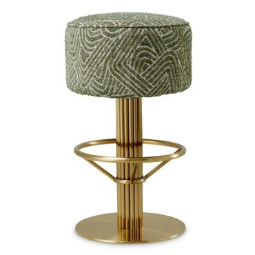 Carleton Camari Green Bar Stool
