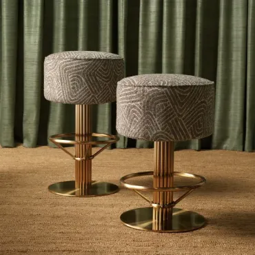 Carleton Camari Green Bar Stool