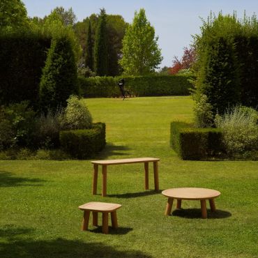  Weston Natrual Teak Outdoor Console Table
