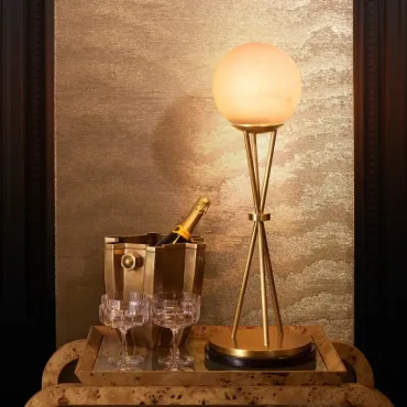 Izzy Antique Brass Table Lamp