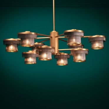 Andromeda Antique Brass Chandelier