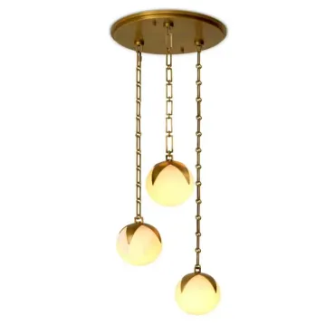 Alesa Antique Brass Small Chandelier