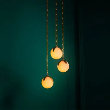 Alesa Antique Brass Small Chandelier